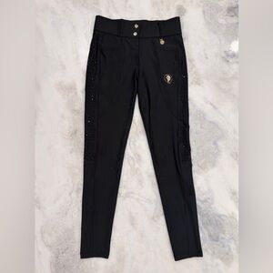 Sync Equestrian Dragon Full Seat Breeches Black